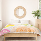 Her Mind Was Filled with Positive Thoughts Duvet Cover Gallery Image 3