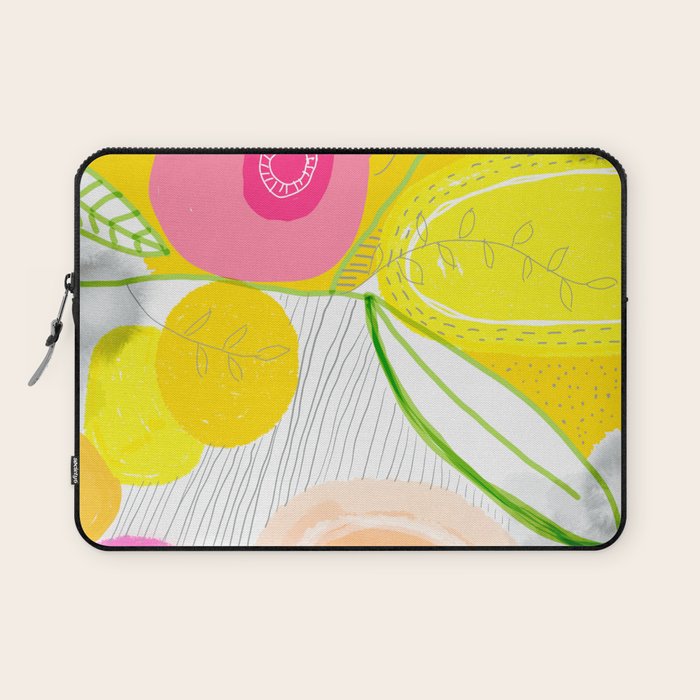 Her Mind Was Filled with Positive Thoughts Laptop Sleeve Gallery Image 1