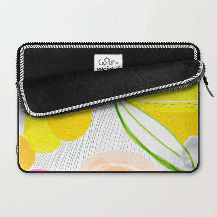 Her Mind Was Filled with Positive Thoughts Laptop Sleeve Gallery Image 2