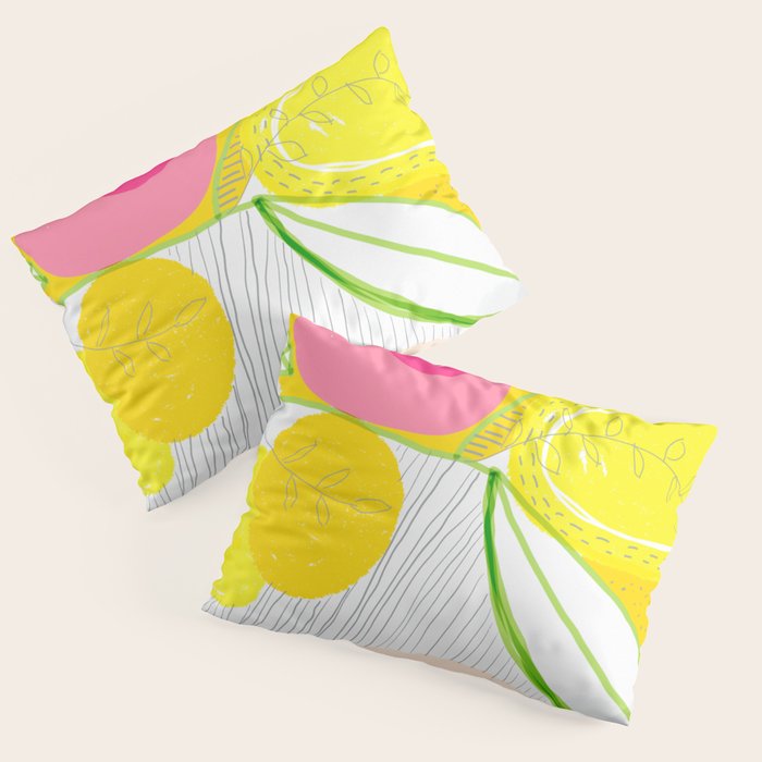 Her Mind Was Filled with Positive Thoughts Pillow Sham Gallery Image 3
