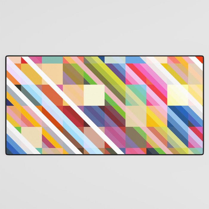 Rabisu - Colorful Decorative Abstract Art Pattern Desk Mat Gallery Image 3