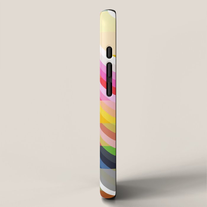Rabisu - Colorful Decorative Abstract Art Pattern iPhone Case Gallery Image 2