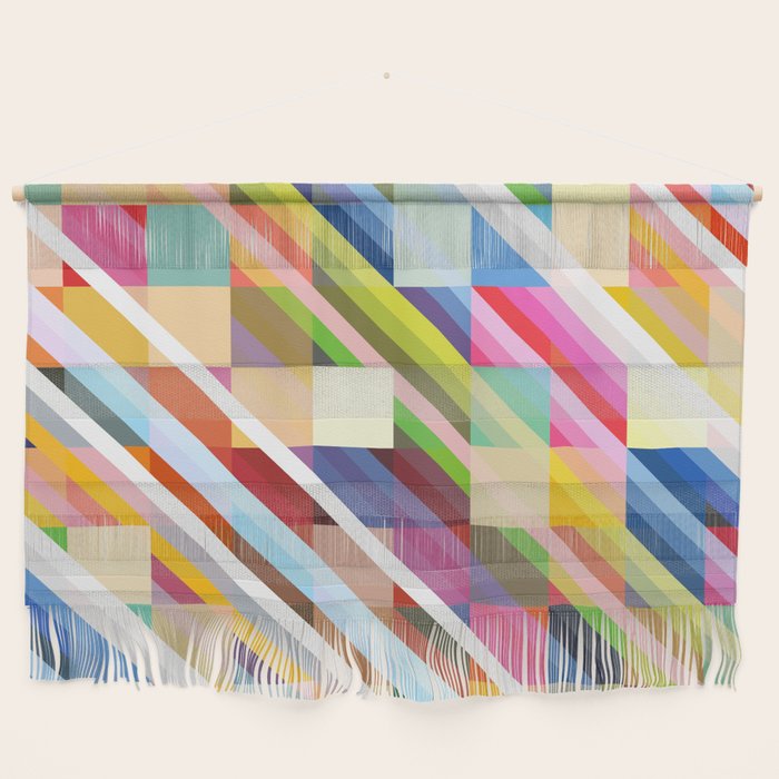 Rabisu - Colorful Decorative Abstract Art Pattern Wall Hanging Gallery Image 1