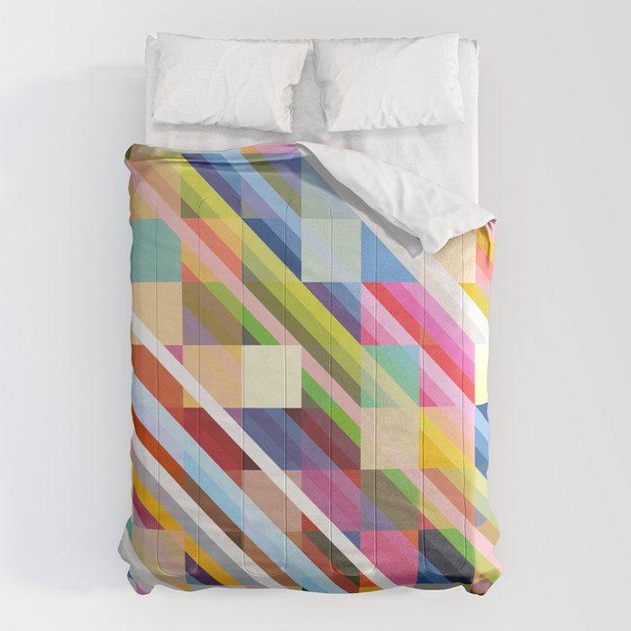 Rabisu - Colorful Decorative Abstract Art Pattern Comforter Gallery Image 1