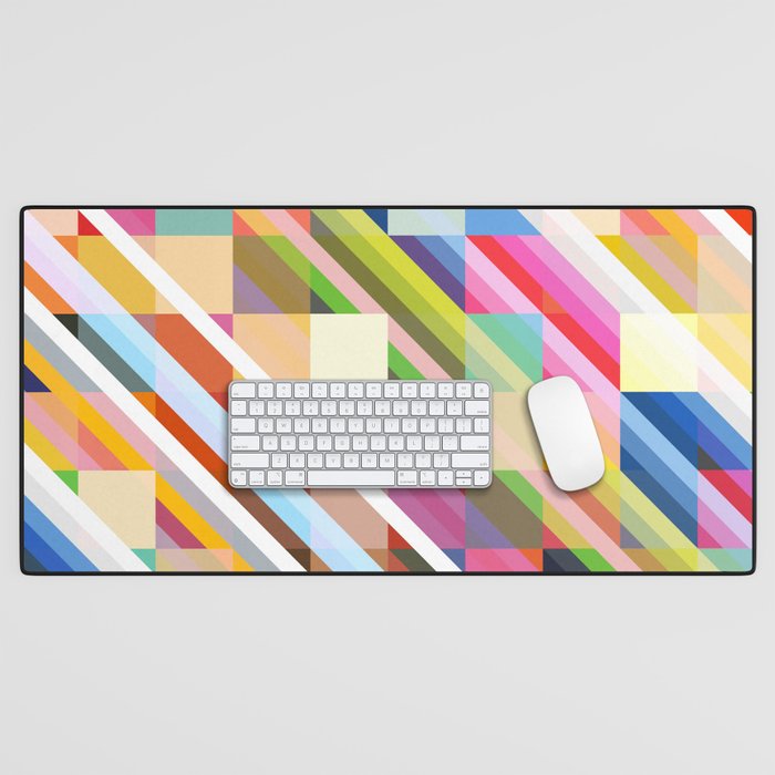 Rabisu - Colorful Decorative Abstract Art Pattern Desk Mat Gallery Image 1
