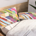 Rabisu - Colorful Decorative Abstract Art Pattern Pillow Sham Gallery Image 2