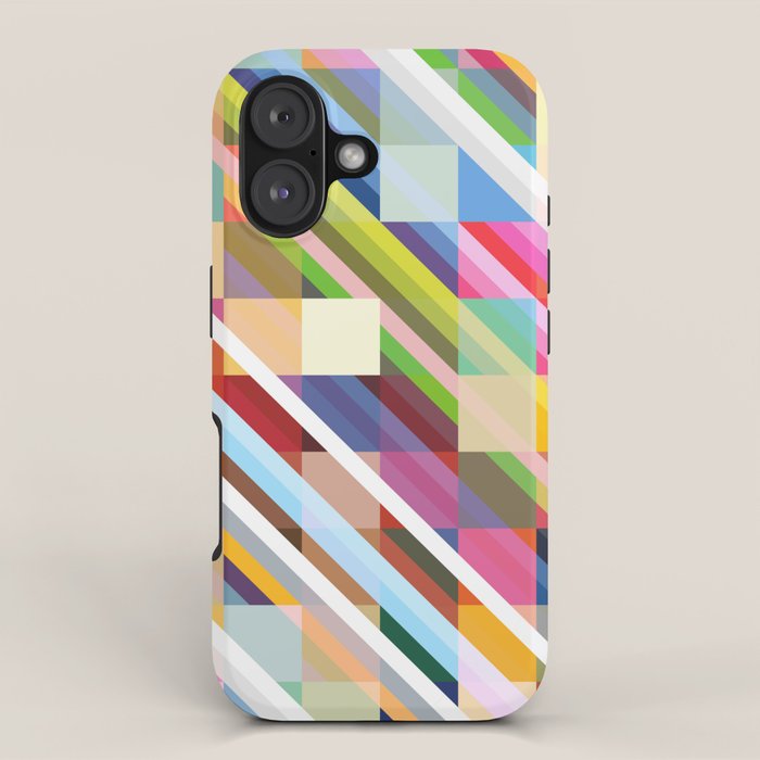 Rabisu - Colorful Decorative Abstract Art Pattern iPhone Case Gallery Image 1