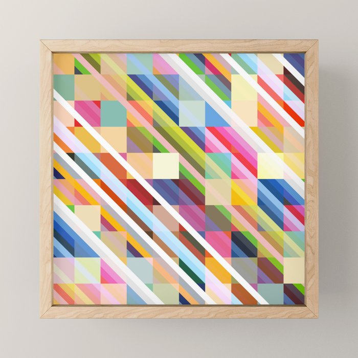 Rabisu - Colorful Decorative Abstract Art Pattern Mini Art Print Gallery Image 1
