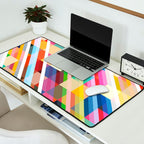Rabisu - Colorful Decorative Abstract Art Pattern Desk Mat Gallery Image 2