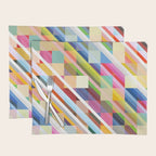 Rabisu - Colorful Decorative Abstract Art Pattern Placemat Gallery Image 1