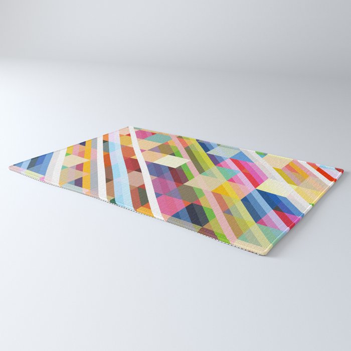 Rabisu - Colorful Decorative Abstract Art Pattern Rug Gallery Image 3