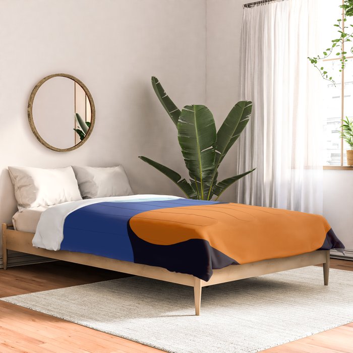 Cat Landscape 179: Lunar Mirage Comforter Gallery Image 2