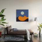 Cat Landscape 179: Lunar Mirage Wood Wall Art Gallery Image 2