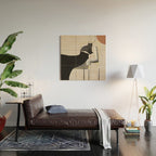 Minimalist Girl3 Wood Wall Art Gallery Image 2