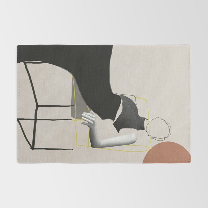 Minimalist Girl3 Rug Gallery Image 2