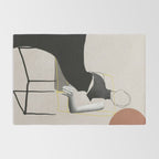 Minimalist Girl3 Rug Gallery Image 2