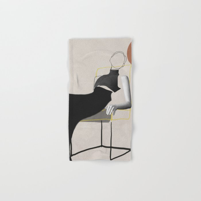 Minimalist Girl3 Towels Gallery Image 1