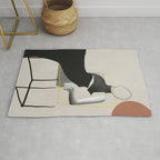 Minimalist Girl3 Rug Gallery Image 1