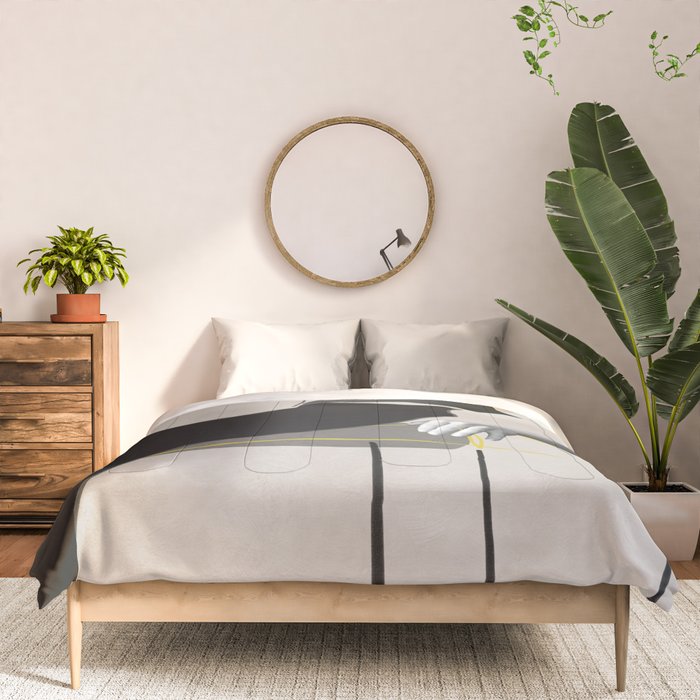 Minimalist Girl3 Comforter Gallery Image 3