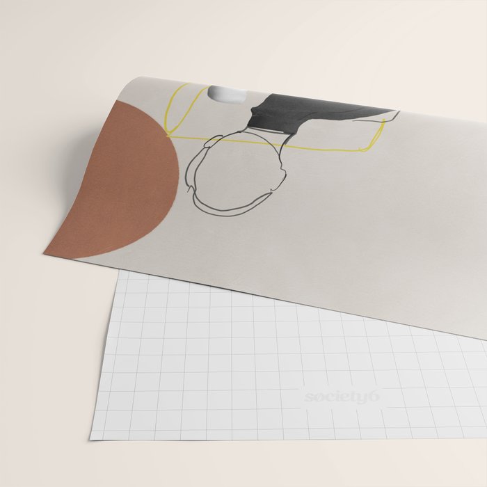 Minimalist Girl3 Wrapping Paper Gallery Image 2
