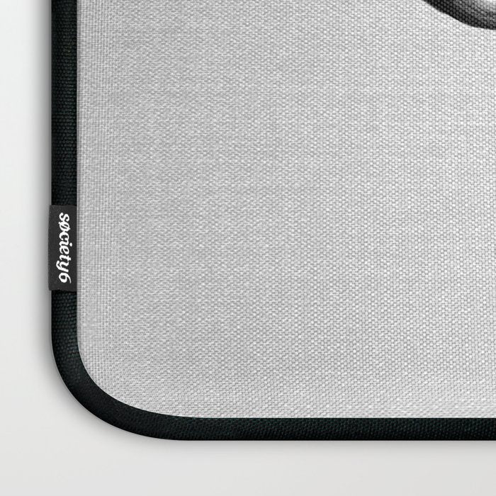 Moose - Black & White Laptop Sleeve Gallery Image 3