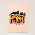 Staying Home Is Hot Stationery Card Gallery Image 2