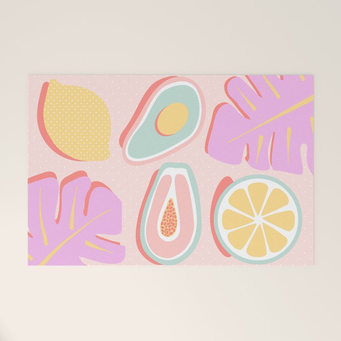 Tropical Juice Pop Welcome Mat Gallery Image 1