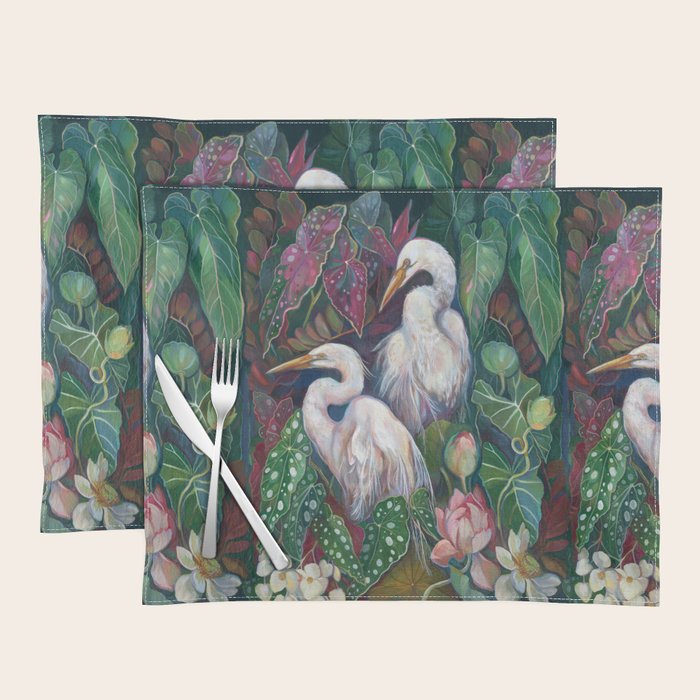 Begonia Egret  Placemat Gallery Image 1