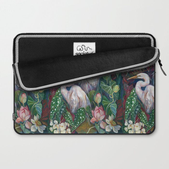 Begonia Egret  Laptop Sleeve Gallery Image 2