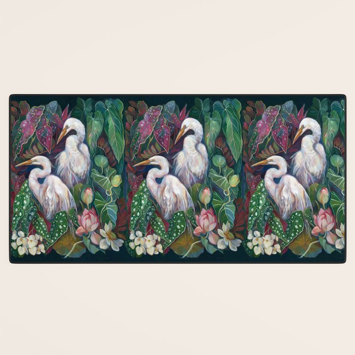 Begonia Egret  Desk Mat Gallery Image 3