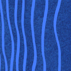 Wavy Stripes in Blue Coffee Mug Gallery Image 2