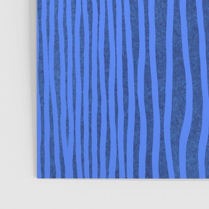 Wavy Stripes in Blue Poster Gallery Image 3