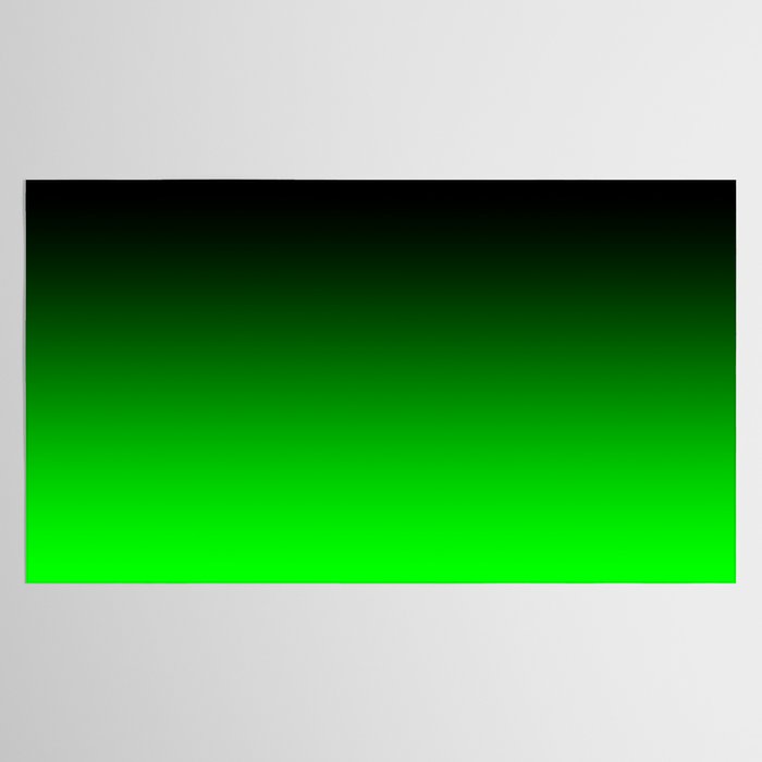 Black Lime Green Neon Nights Ombre Tablecloth Gallery Image 2