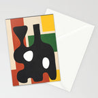 Abstract Art Vase 17 Stationery Card Gallery Image 2