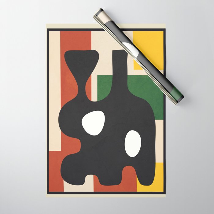 Abstract Art Vase 17 Wrapping Paper Gallery Image 1