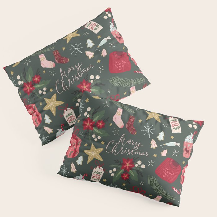 Merry Christmas Pillow Sham Gallery Image 3