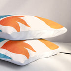 Teal Garden Sunset Pillow Sham Gallery Image 3