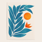 Teal Garden Sunset Poster Gallery Image 4