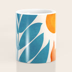 Teal Garden Sunset Coffee Mug Gallery Image 4