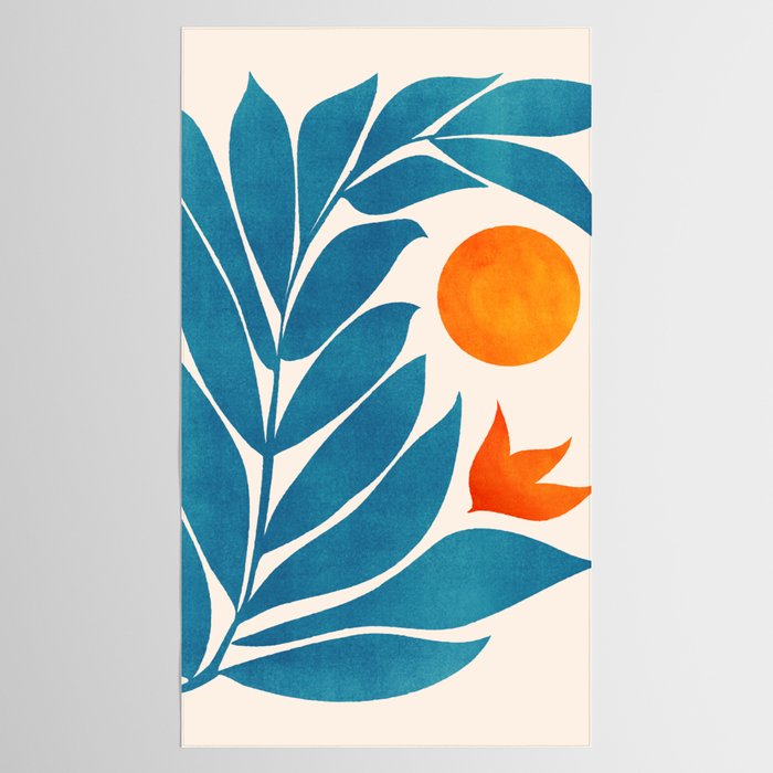 Teal Garden Sunset Tablecloth Gallery Image 2