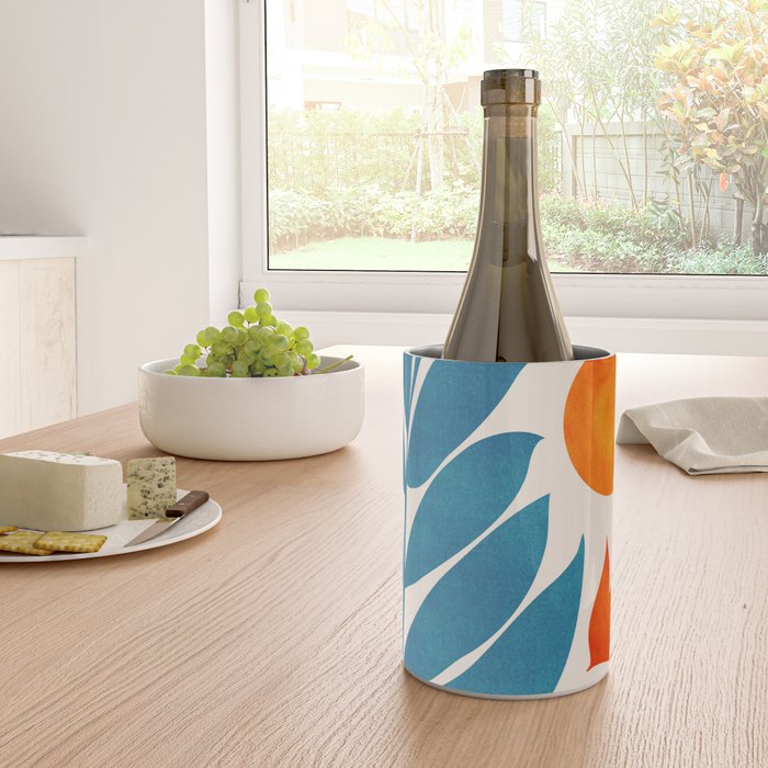 Teal Garden Sunset Wine Chiller Gallery Image 4