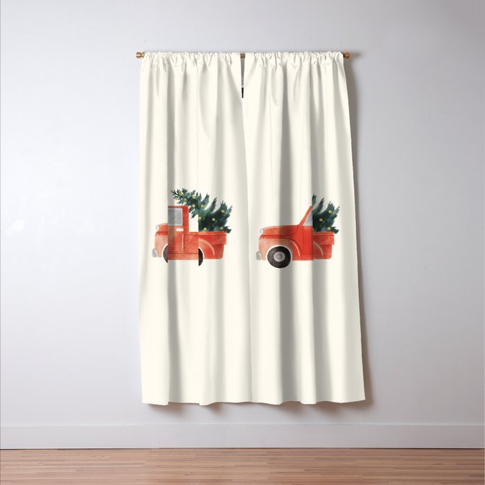 Back Home for Christmas Window Curtain Gallery Image 3