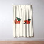 Back Home for Christmas Window Curtain Gallery Image 3