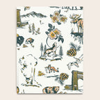 Yellowstone National Park Travel Pattern Design Notebook Gallery Image 4