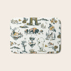 Yellowstone National Park Travel Pattern Design Bath Mat Gallery Image 1