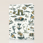 Yellowstone National Park Travel Pattern Design Stationery Card Gallery Image 2