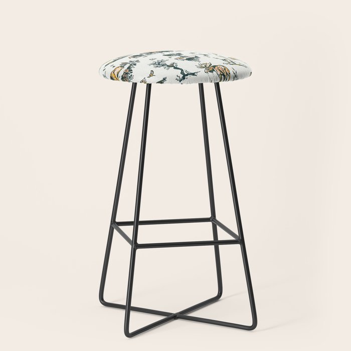Yellowstone National Park Travel Pattern Design Stool Gallery Image 1