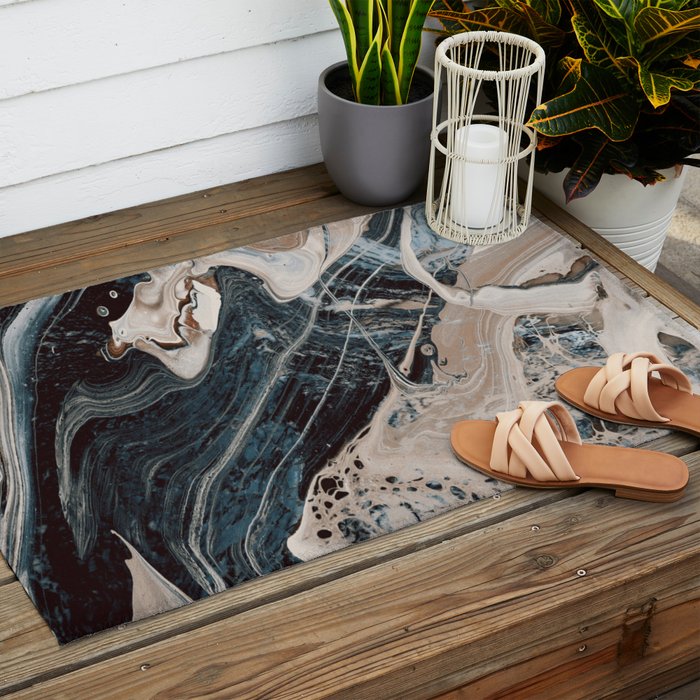 Marble Outdoor Rug Gallery Image 2