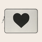 Black Heart Laptop Sleeve Gallery Image 1
