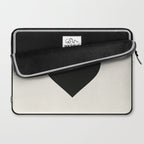 Black Heart Laptop Sleeve Gallery Image 2